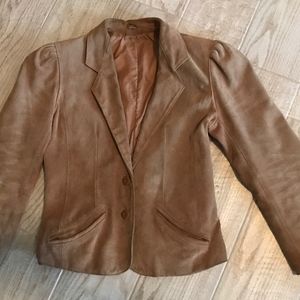 Women's Leather Suede Jacket
